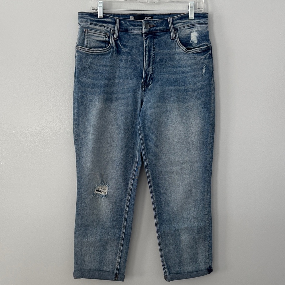 Kut From The Kloth Women's Fab AB Mom Jeans High Rise Size 10